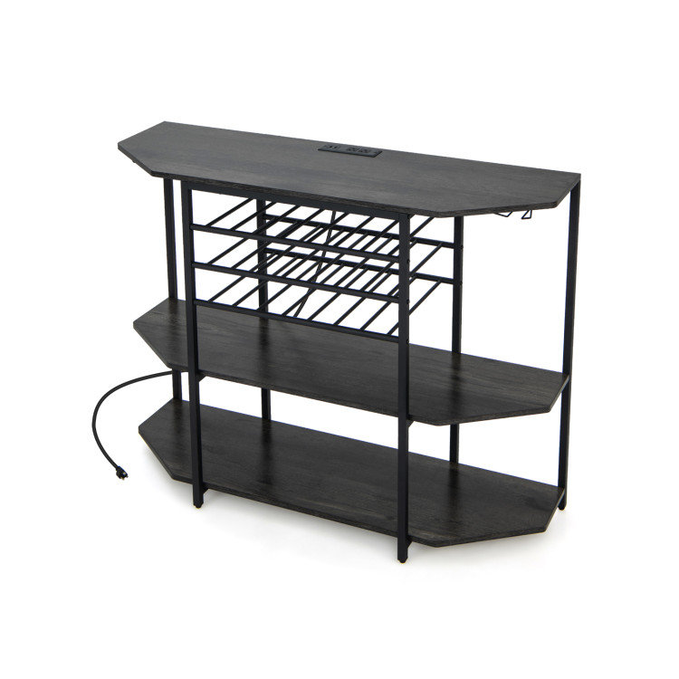 Astha 47.5'' Wine Bar, Brown