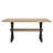 Shaun 63" Dining Table with X-Shaped Metal Legs-1980230896