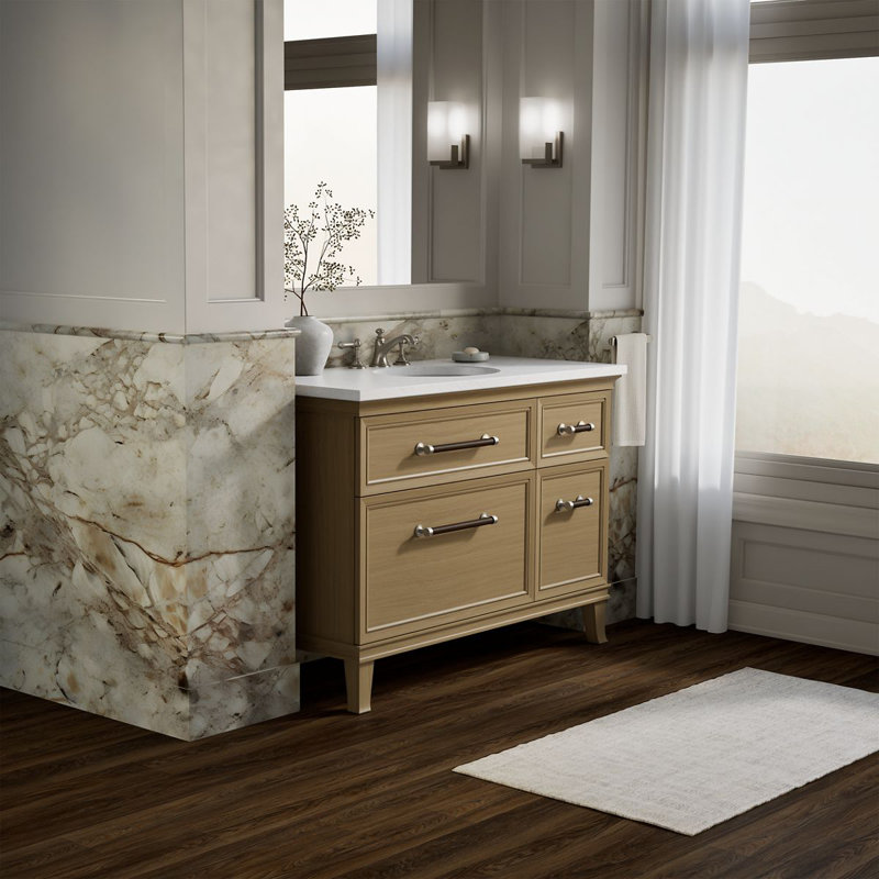 Artifacts 48 In. Bathroom Vanity Cabinet, Cream