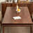 Solid Walnut Dining Table with Flexible Design.-109926325