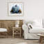 «Blue Pumpkin with Bow», reproduction encadrée sous verre, design by Creative Studio-17224663-17224661