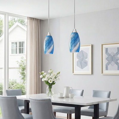 Luminaire suspendu en forme de goutte à 1 lumière Arafaat