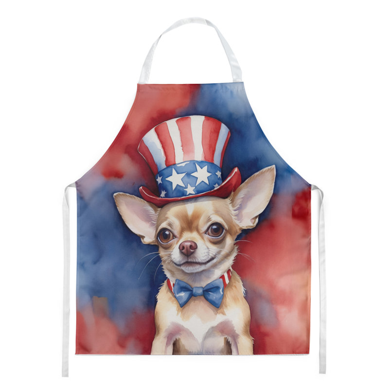 Patriotic American Apron, Chihuahua