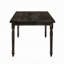 Table de salle à manger avec plateau rectangulaire