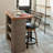 Whiskey Barrel Swivel Counter Stools