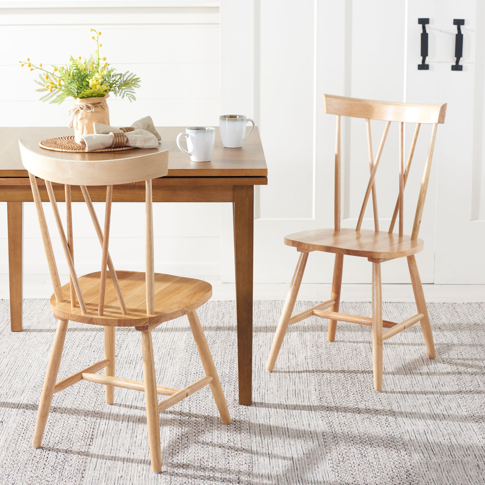 Porschia Dining Chair, Natural