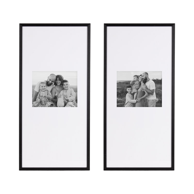 Ensemble de cadres photo Gallery, 2, L 14 po x H 30 po, Plastique