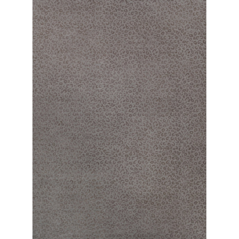 Leopardess Taupe Hand-Tufted Responsible Wool Rug, Rectangle 8' x 11'