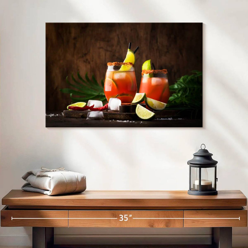 Yarlin Time For Wine, 16" H x 24" W