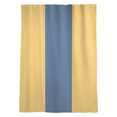 Stripes Sheer Rod Pocket Single Curtain Panel