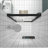 44-48"X76" Aluminum Frame Double Sliding Shower Door,Bypass Bathroom Sliding Door With Premium 1/4" (6Mm) Clear Tempered Glass, Black Hardware Sliding Glass Shower Enclosure,Matte Black Finished-123210323