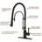 Pull Out Gooseneck High-Arc Kitchen Faucet-82627970