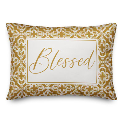 Housse de coussin rectangulaire d'extérieur Blfo Quatrefoils