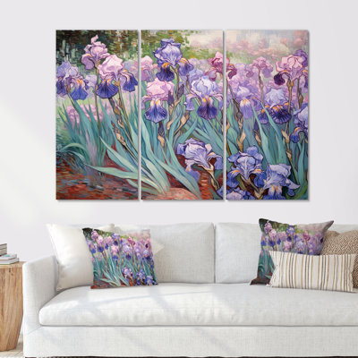 Kassie - Iris, ensemble de reproductions d'art mural