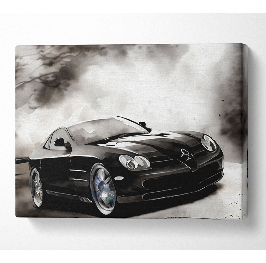 Mercedes Maclaren Schwarz und Weiß - Kunstdrucke auf Leinwand - Wrapped Canvas