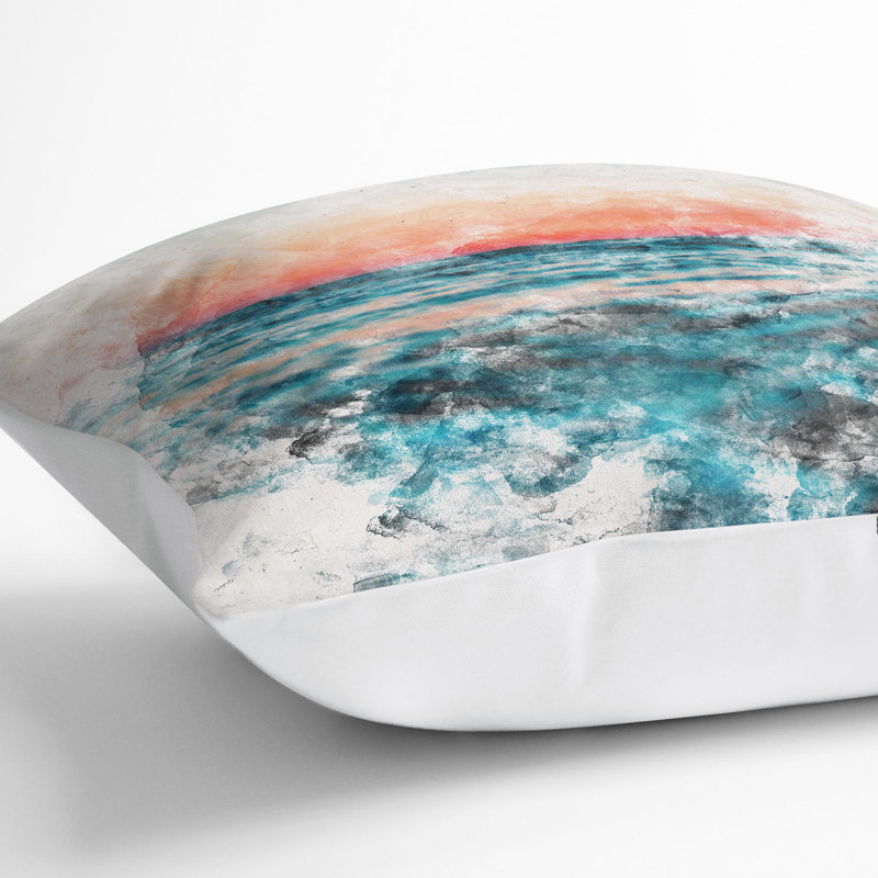 Square Cushion, 55cm H x 55cm W x 20cm D, White