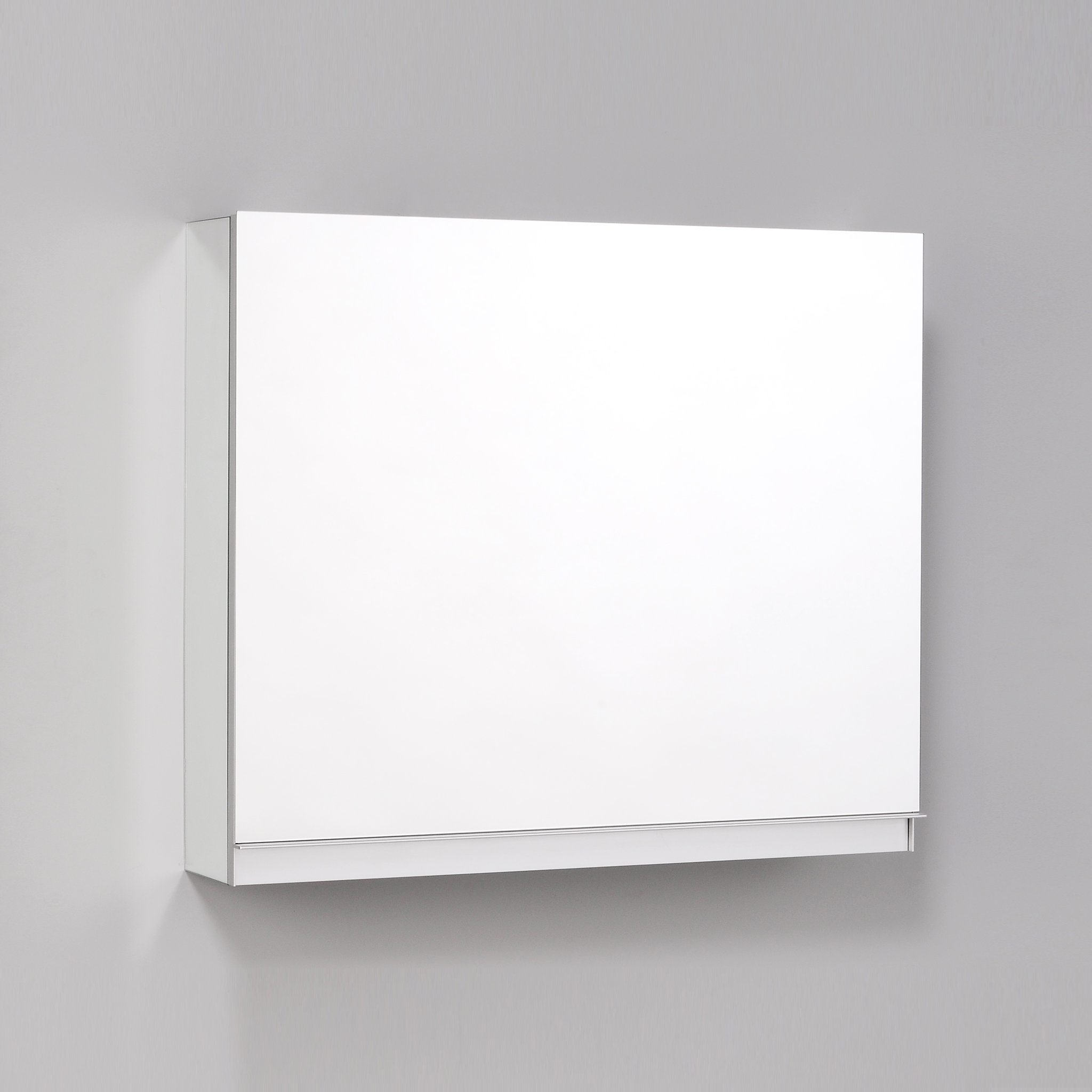 Robern Uplift Series Recessed Frameless Medicine with 6 Adjustable Shelves and LED