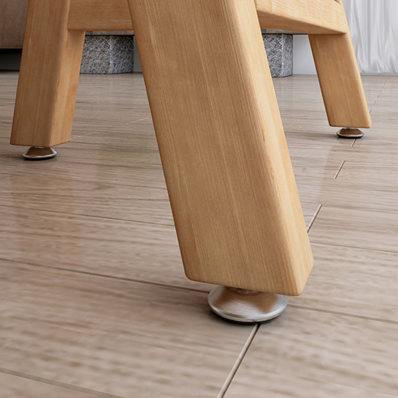 Bureau rectangulaire en bois massif Burlywood, H 29,53 po x l 62,99 po x P 27,56 po