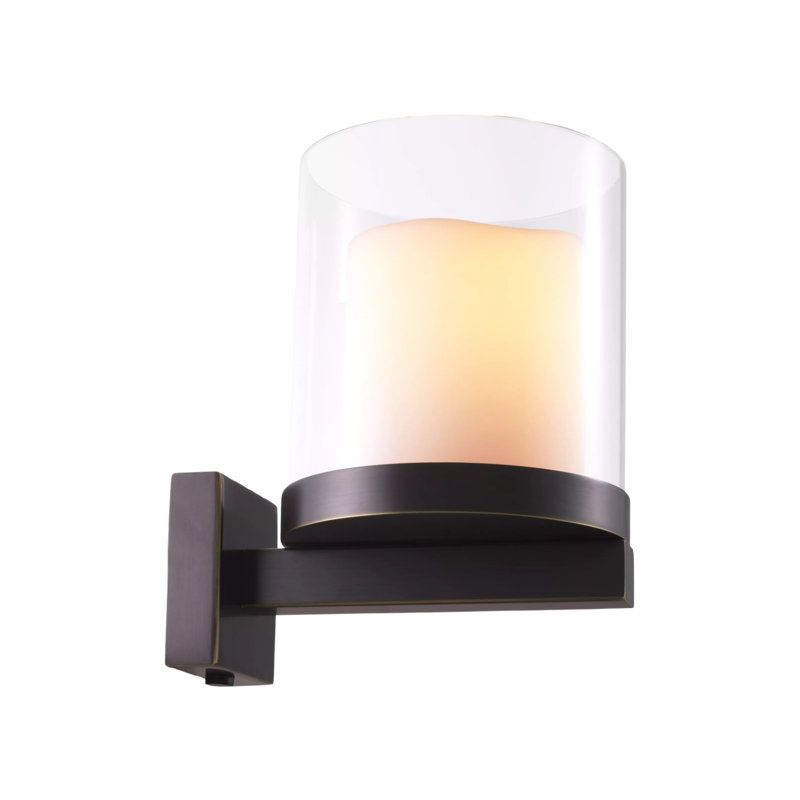 Donovan Armed Sconce, Black