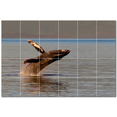 4.25'' x 4.25'' Satin Ceramic Decorative Mural