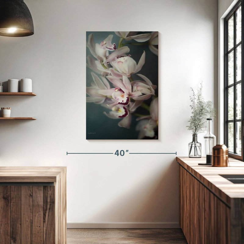 Orchidée noire Harnek, H 39 po x l 26 po
