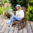 Outsunny Wooden Rocking Chair-1247096551