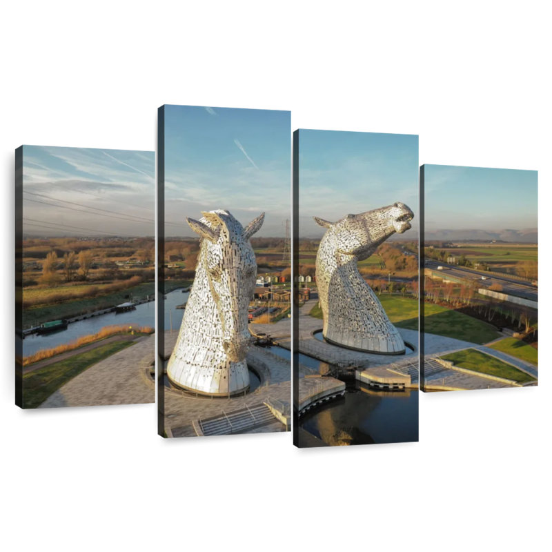 Lilie The Kelpies Monument, 48'' H x 75'' W