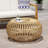 Boho Faux Rattan Coffee Table, 29.5" W - Handcrafted Polyethylene Rattan, Indoor/Outdoor Use