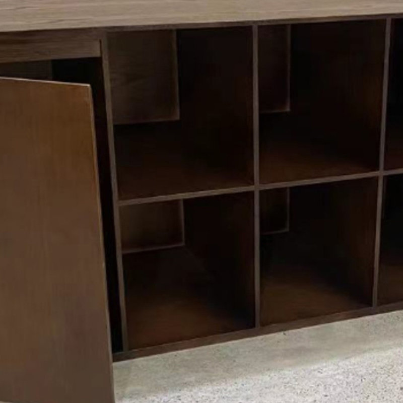 Multifunctional Corner Display Cabinet, 31.49" H x 59.05" W x 23.62" D
