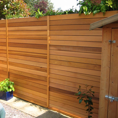 Premium Canadian Western Red Cedar 6X1 V Jointed Tongue And Groove Actual (L) 1.83M (W) 144Mm (T) 18Mm Pack Of 6 Pieces
