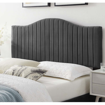 Brielle Channel Tufted Performance Velvet Headboard