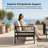 Outdoor Patio Sofa With Cushions-1718147703