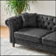 Canapé en tissu 83 po Chesterfield-425523284