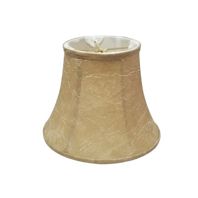 Faux Leather Bell Candelabra Shade