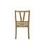 Chaise à dossier à lattes (ensemble de 2)