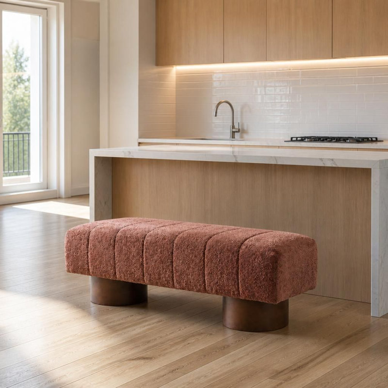 Banc de salle à manger rembourré Modern