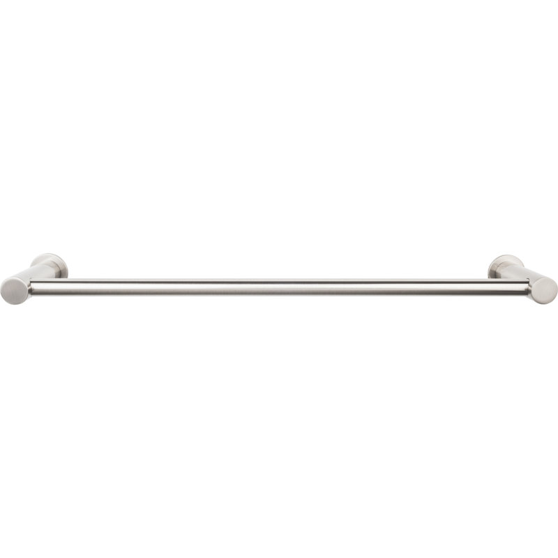 Hopewell Bath Single 31 1/2" Wall Mounted  Towel Bar, Brushed Satin Nickel