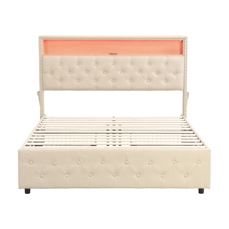 Dunsmuir Upholstered Storage Bed, Kingsize (5')