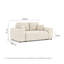 Two-seater square arms loveseat sofa-1973242447