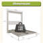 Lit mural escamotable vertical multifonctionnel avec cadre pour grand lit Lit escamotable pliant peu encombrant pour le salon