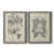 Toile avec cadre gris