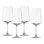 Schott Zwiesel MioVino Crystal Glass, 17 Ounce Red Wine (Set of 4), Clear