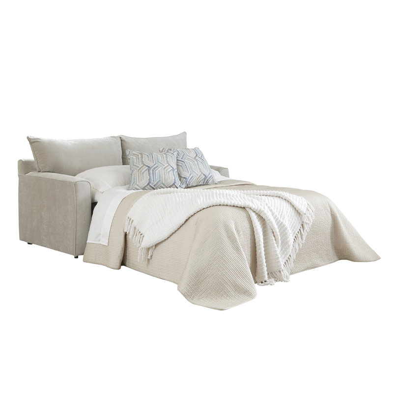 Hertwig Upholstered 71.5'' Sleeper Sofa