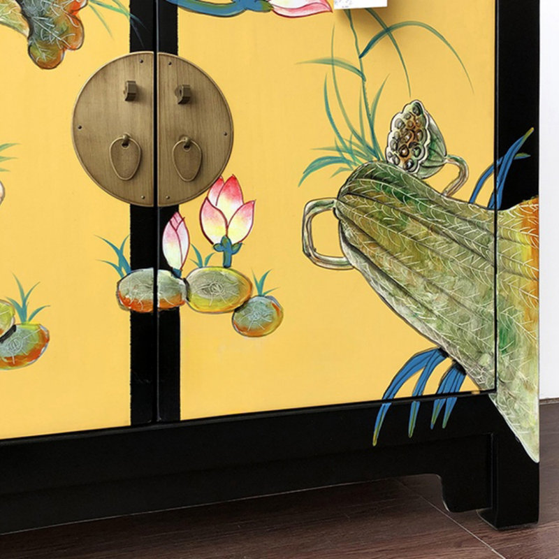 Painted Decorative Mix And Match Porch Cabinet Accent Cabinet
