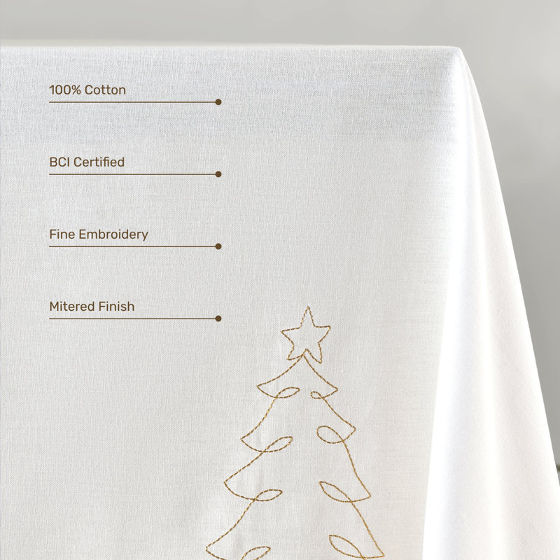 100% Pure Cotton  Tablecloth