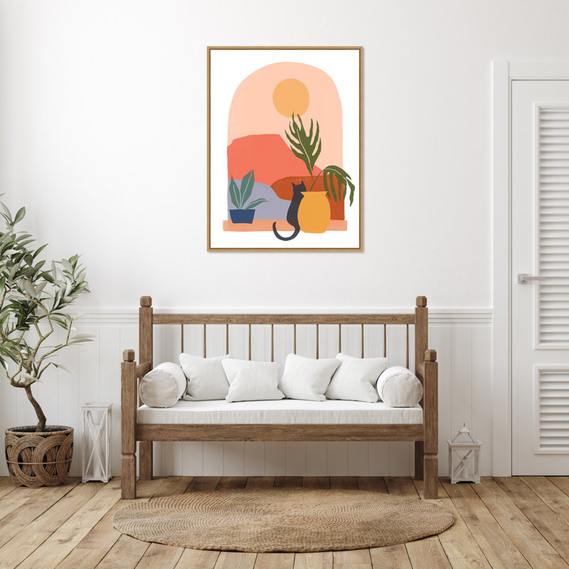 «Paper Scene I» par June Erica Vess, reproduction d'art sur toile encadrée, H 42 po x l 32 po