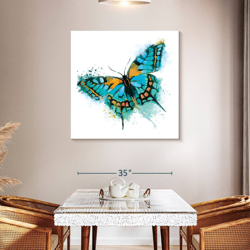 Crowle Butterfly Splash, 39" H x 39" W