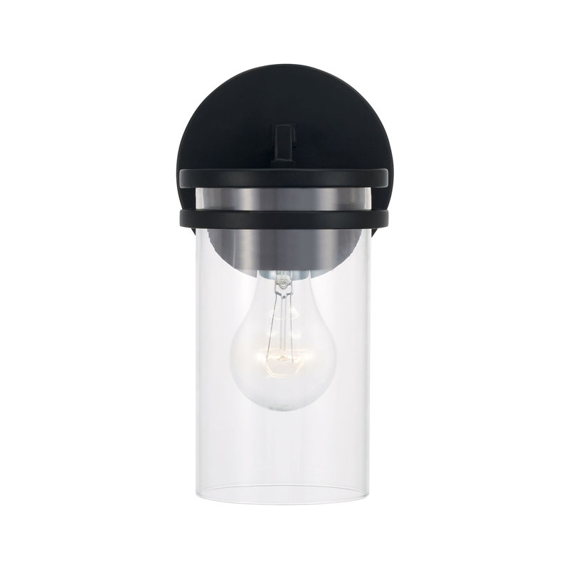 Armed Sconce, Matte Black