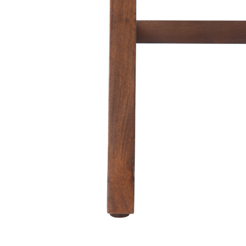 Dugald Solid Wood Solid Wood Writing Desk, Walnut