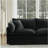 Free Combination Comfy Upholstery Modular Oversized L Shaped Sectional Sofa With Reversible Ottoman, Black Chenille-1806656529-1806656531
